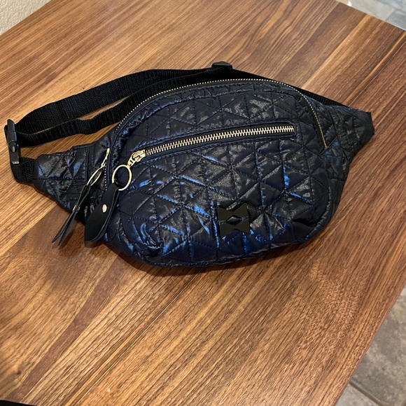 Black • Beg For Fun • Fanny Pack • Adjustable Waistband - Picture 1 of 5